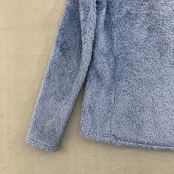 Patagonia Los Gatos 1/4 Zip Womens Size Small Blue Sherpa Fleece Pullover - Picture 14 of 16